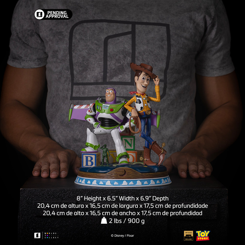 Digital Pre-Order - Statue Buzz & Woody - Toy Story - Deluxe Art Scale 1/10 - Iron Studios