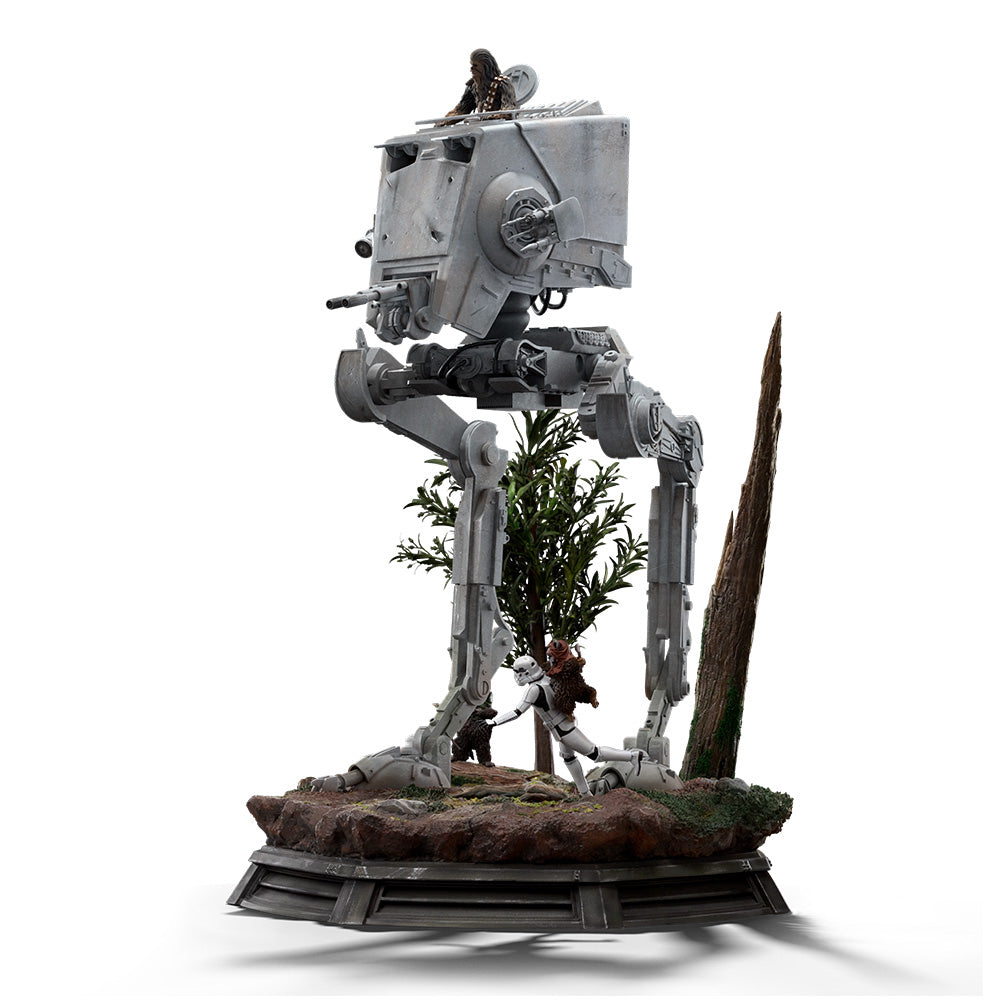 Statue AT-ST and Chewbacca - Star Wars - Demi Art Scale 1/20