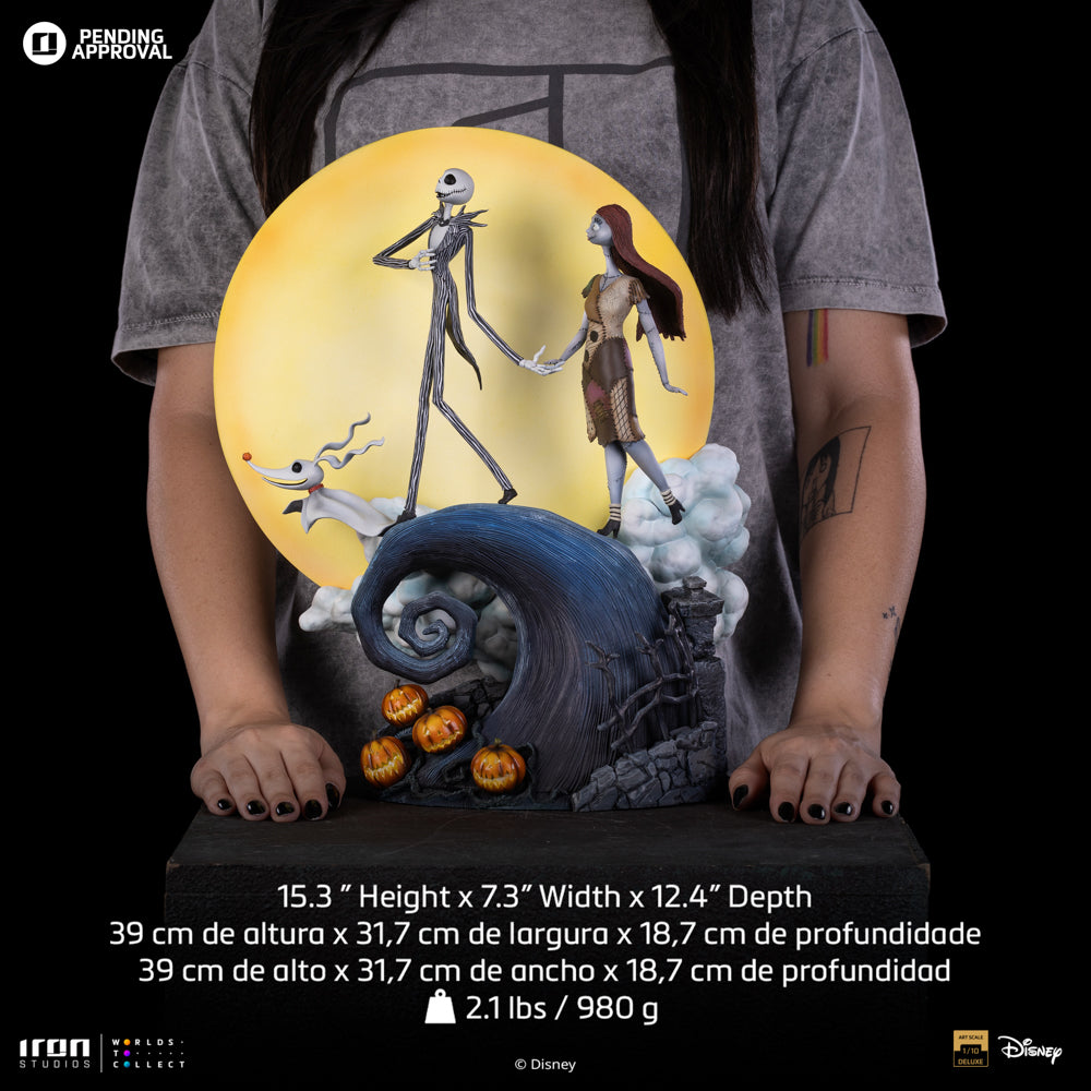 Jack and Sally - Nightmare Before Christmas - Art Scale 1/10 - Iron Studios