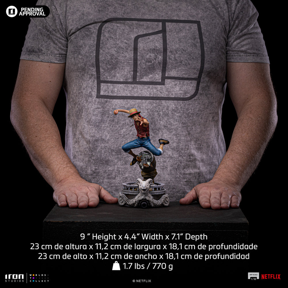 Monkey D. Luffy  One Piece  Art Scale 1/10  Iron Studios