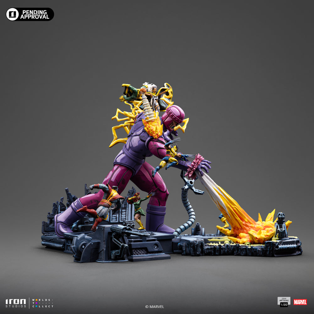 X-Men Danger Room Diorama A (Comics Version) - X-Men - Demi Art Scale 1/20 - Iron Studios