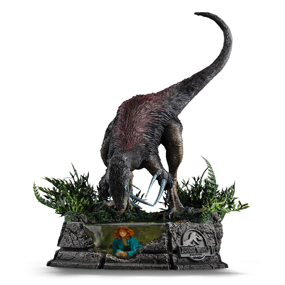 IRON ZAURUS アイアンティラノ ソフビ サンリード 怪獣 Statue Therizinosaurus - Jurassic World: Dominion - Demi Art Scale