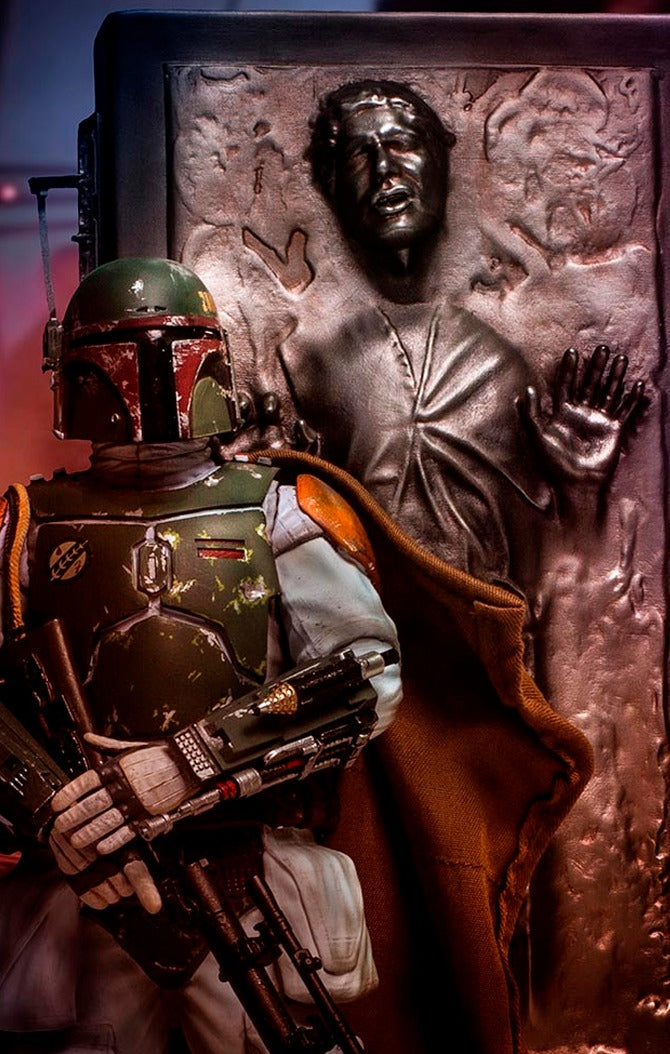 Statue Boba Fett & Han Solo in Carbonite Deluxe - Star Wars - Art