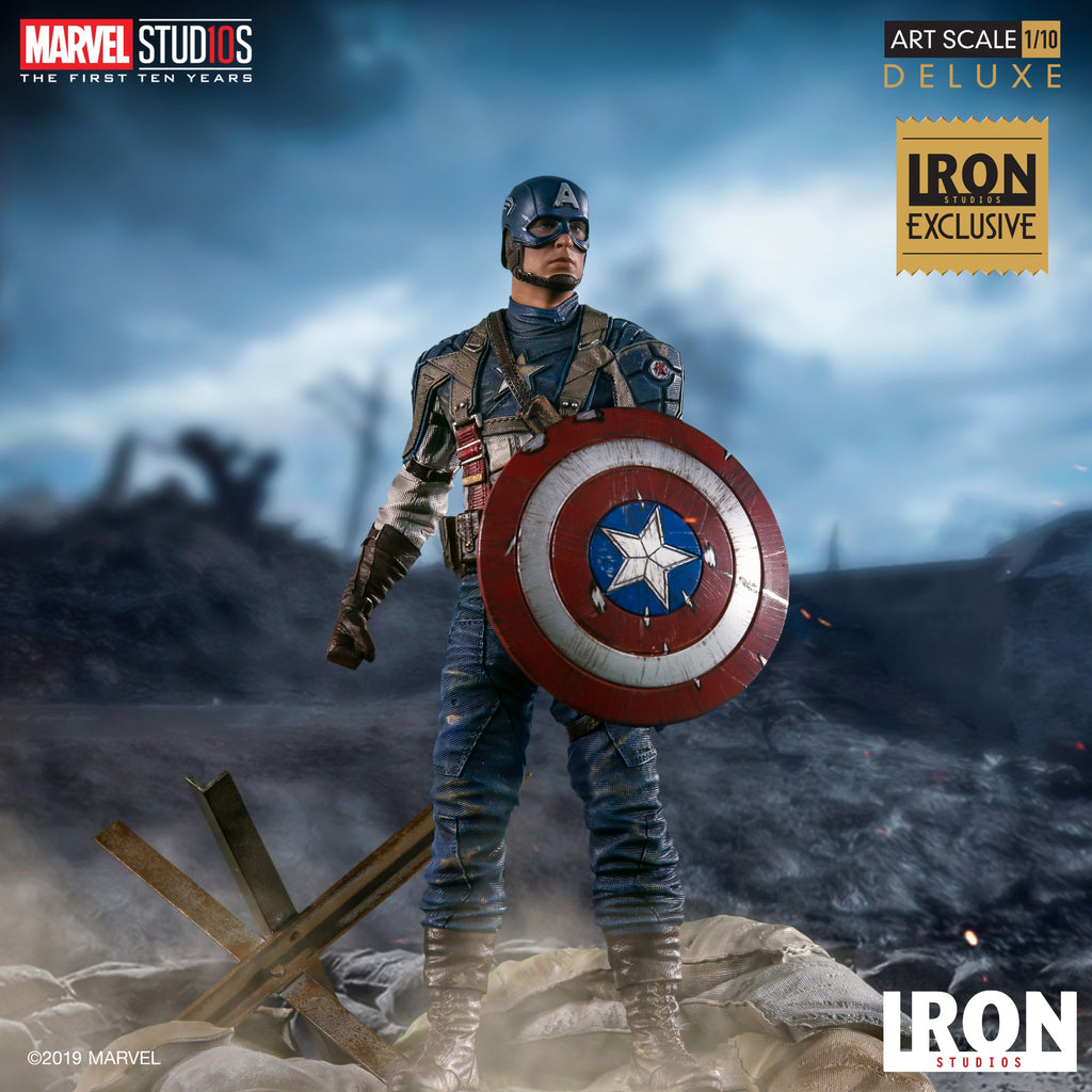 Statue Captain America - MCU 10 Years - Marvel - Art Scale 1/10 - Iron Studios