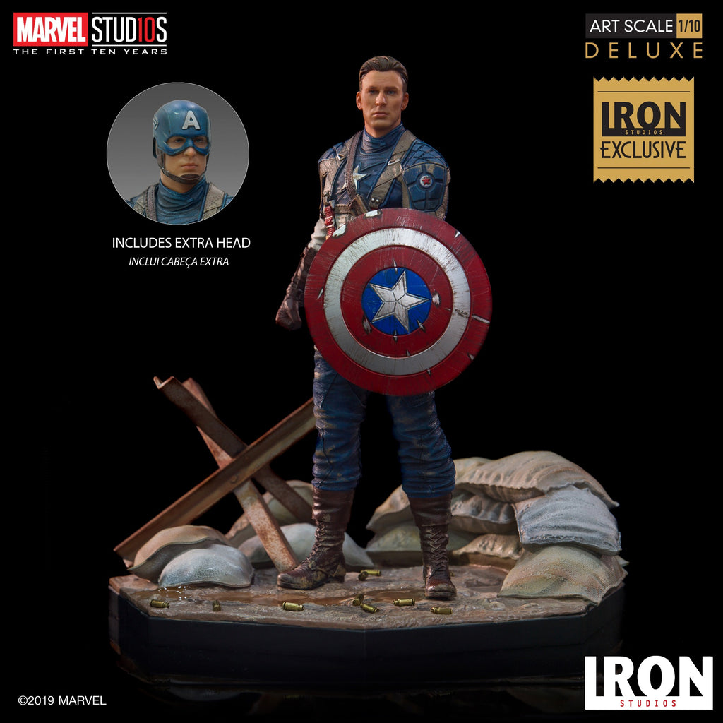 Statue Captain America - MCU 10 Years - Marvel - Art Scale 1/10 - Iron Studios