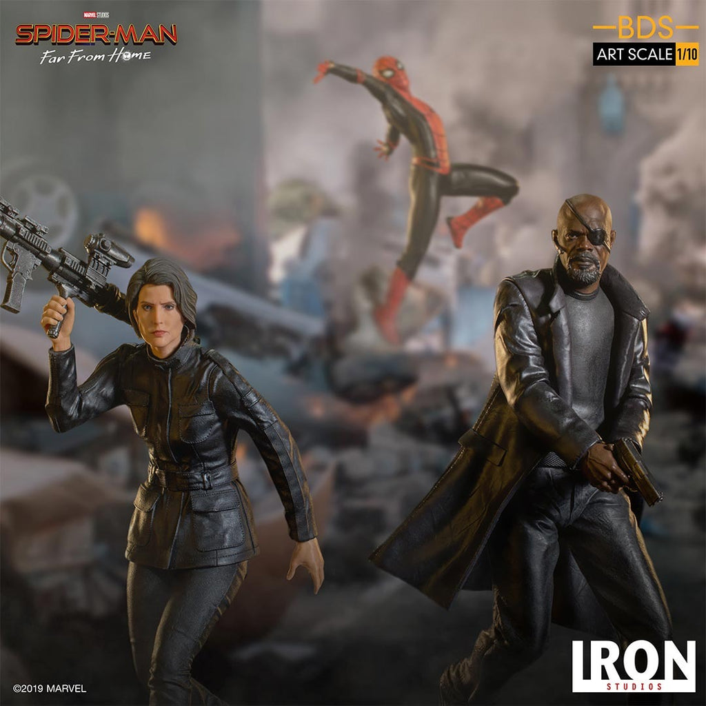 Statue Nick Fury - Spider-Man: Far From Home - Bds Art Scale 1/10 - Iron Studios