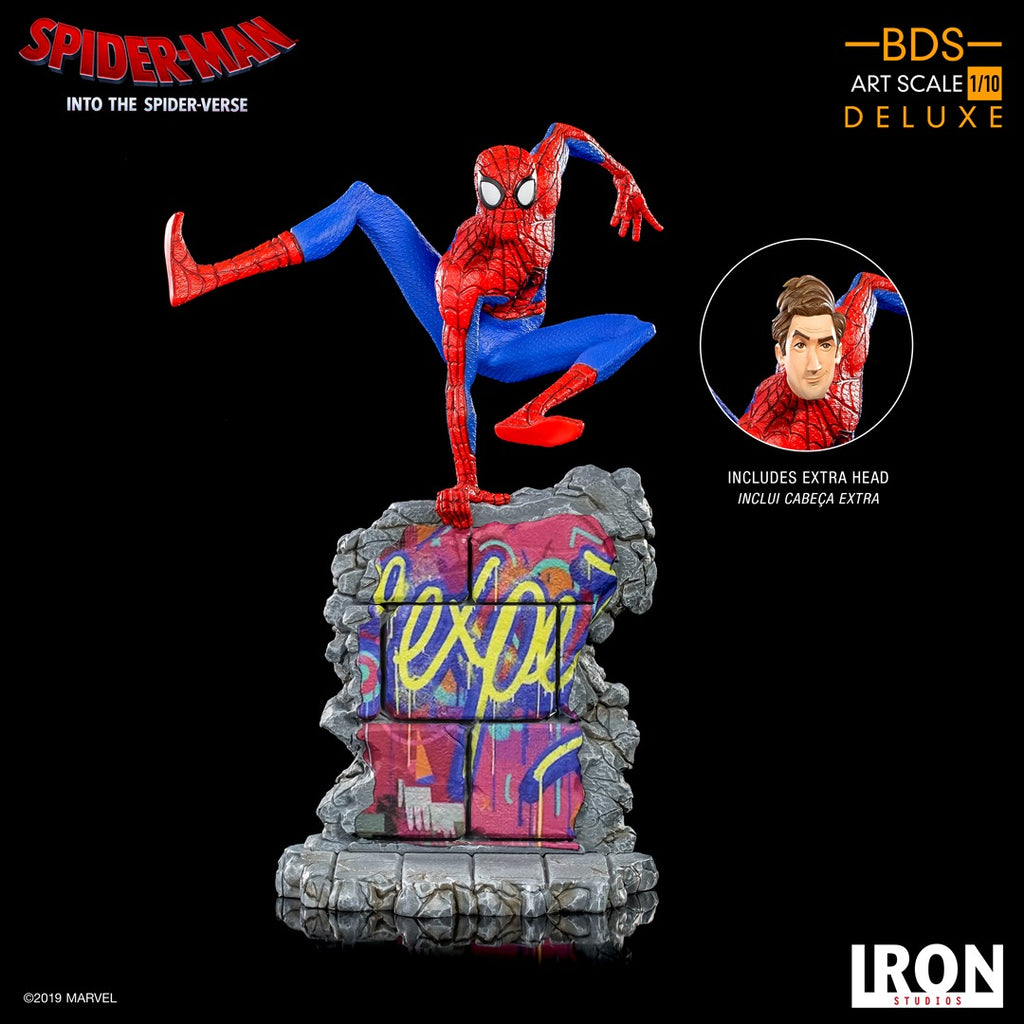 Statue Peter B. Parker - Spider-Man: Into the Spider-Verse - Bds Art Scale 1/10 - Iron Studios