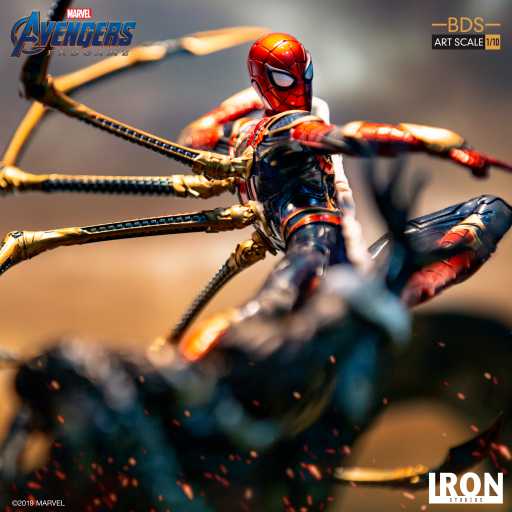 Statue Iron Spider Vs Outrider - Avengers: Endgame - BDS Art Scale - Iron Studios