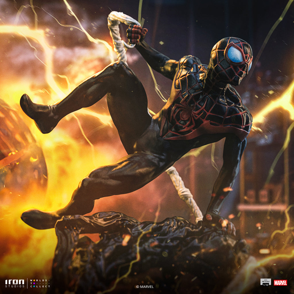 Digital Pre-Order - Statue Miles Morales - Spider-Man vs Villains Diorama - BDS Art Scale 1/10 - Iron Studios