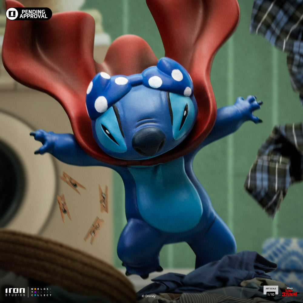 Statue Stitch (Laundry Version)  Lilo and Stitch  Art Scale 1/10  Iron Studios