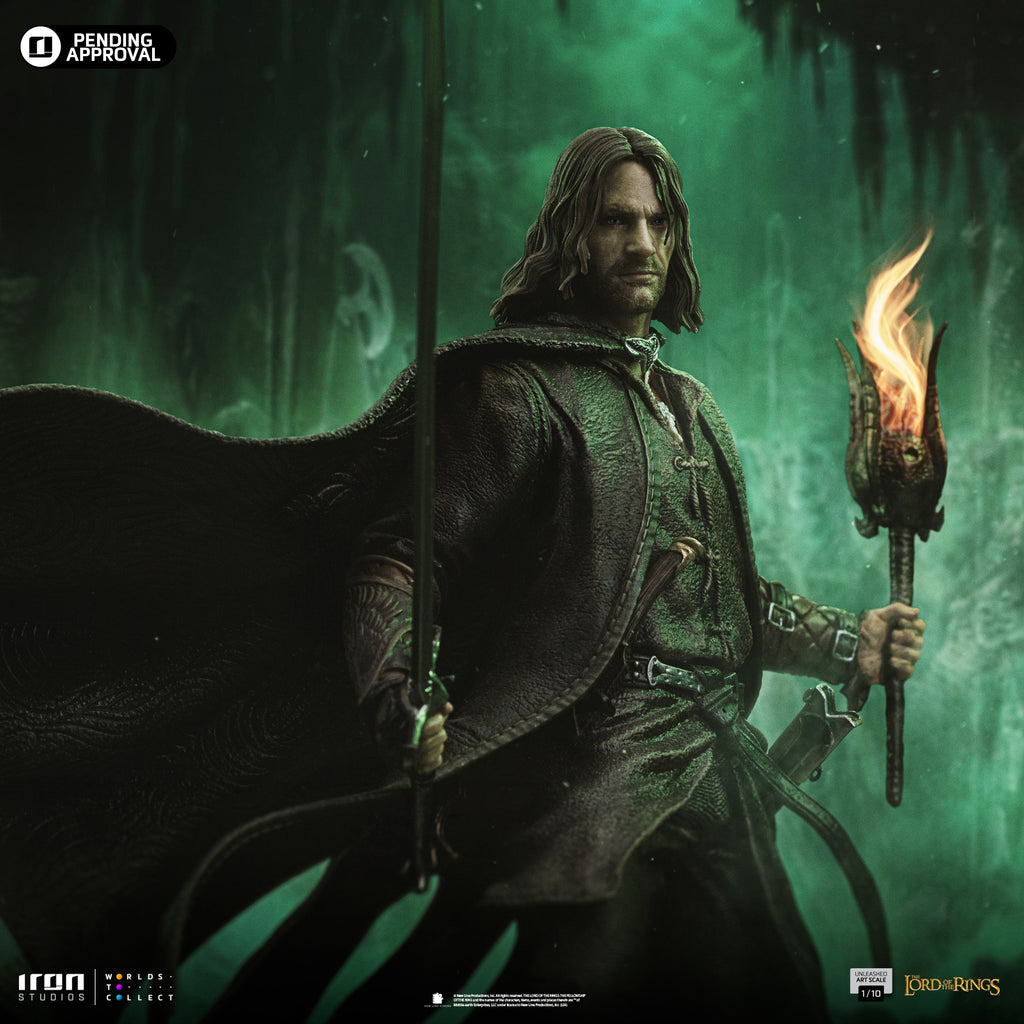 Aragorn Unleashed - The Lord of the Rings - Art Scale 1/10 - Iron Studios