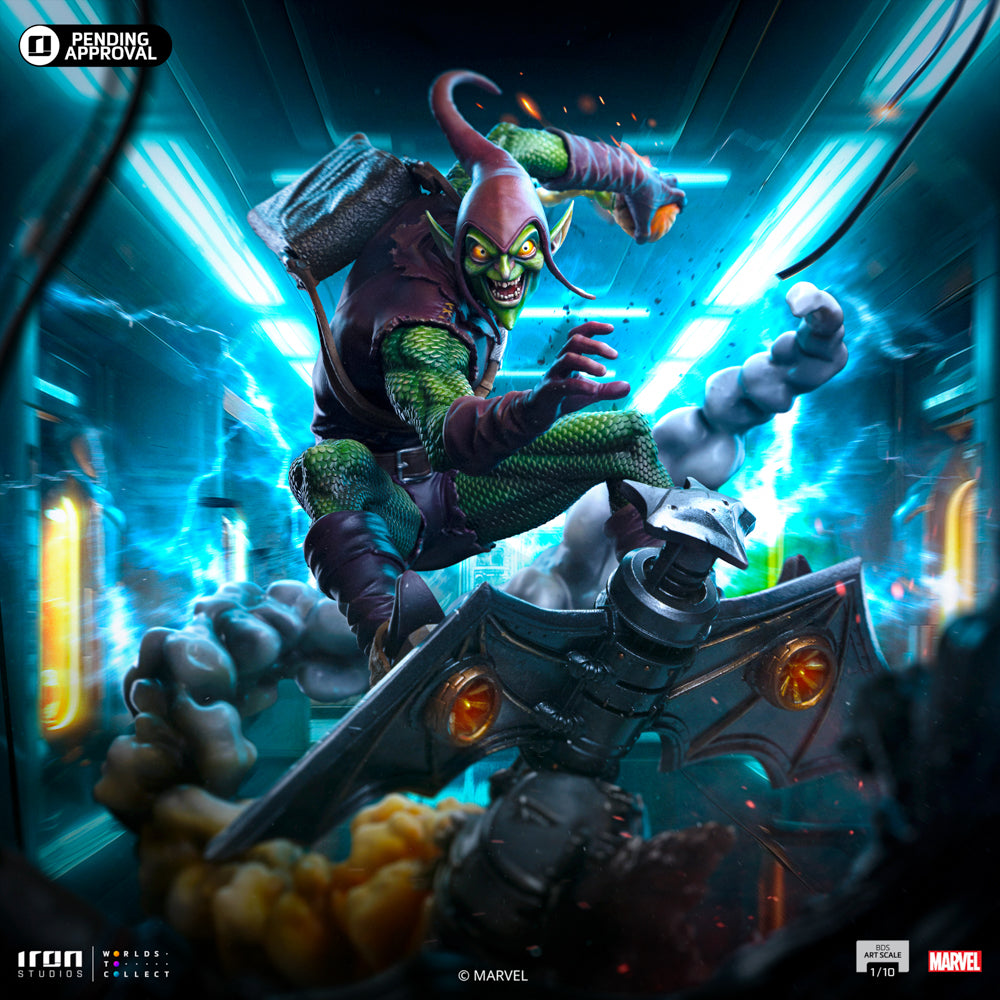 Statue Green Goblin  SpiderMan vs Villains Diorama  BDS Art Scale 1/10  Iron Studios