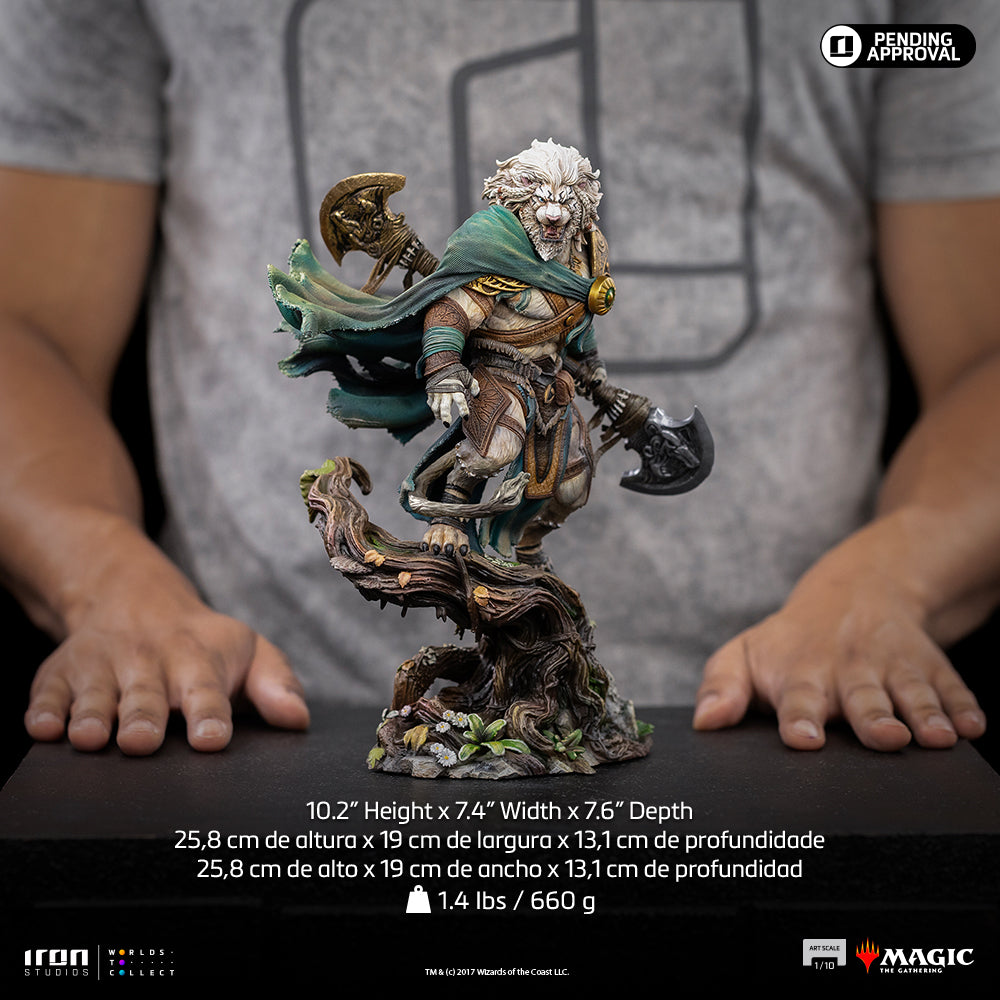 Pre-Order - Statue Ajani Goldmane - Magic: The Gathering - Art Scale 1/10 - Iron Studios