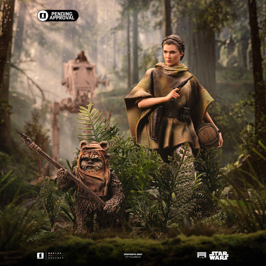 Digital Pre-Order - Statue Leia and Wicket  -  Star Wars Episode VI - Art Scale 1/10 - Iron Studios