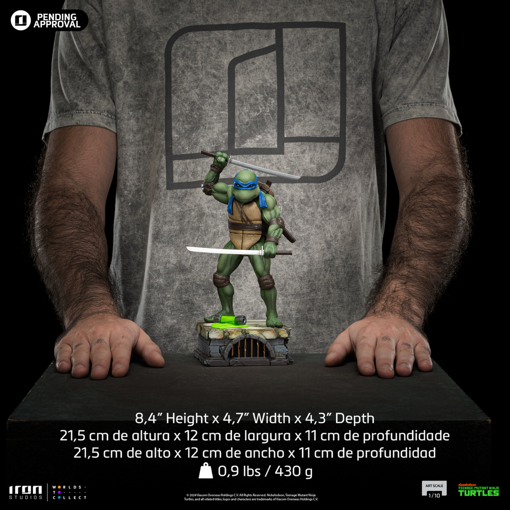 Statue Leonardo - TMNT Movie - Art Scale 1/10 - Iron Studios