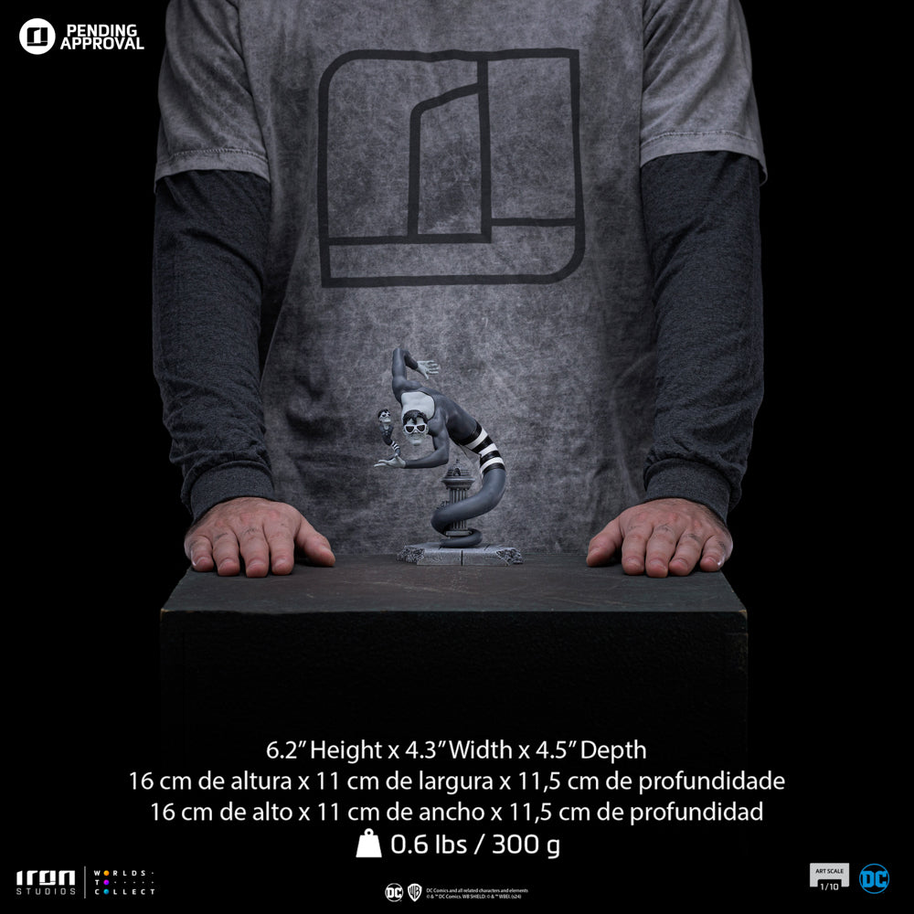 Statue Plastic Man (Black and White Version) – DC Comics – Art Scale 1/10 – Iron Studios