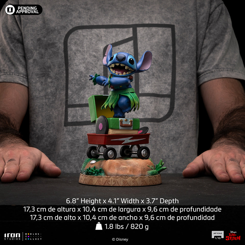 Statue Stitch (Hula Version)  Lilo and Stitch  Art Scale 1/10  Iron Studios