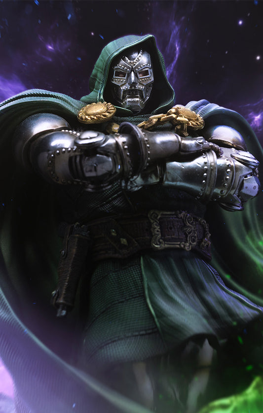 Digital Pre-Order - Statue Doctor Doom - Infinity Gauntlet Diorama - Art Scale 1/10 - Iron Studios