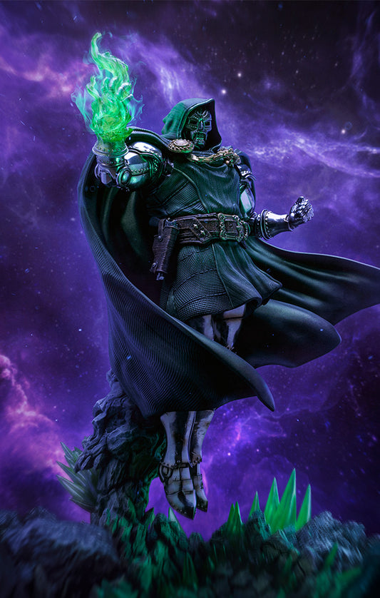 Digital Pre-Order - Statue Doctor Doom Deluxe - Infinity Gauntlet Diorama - Art Scale 1/10 - Iron Studios