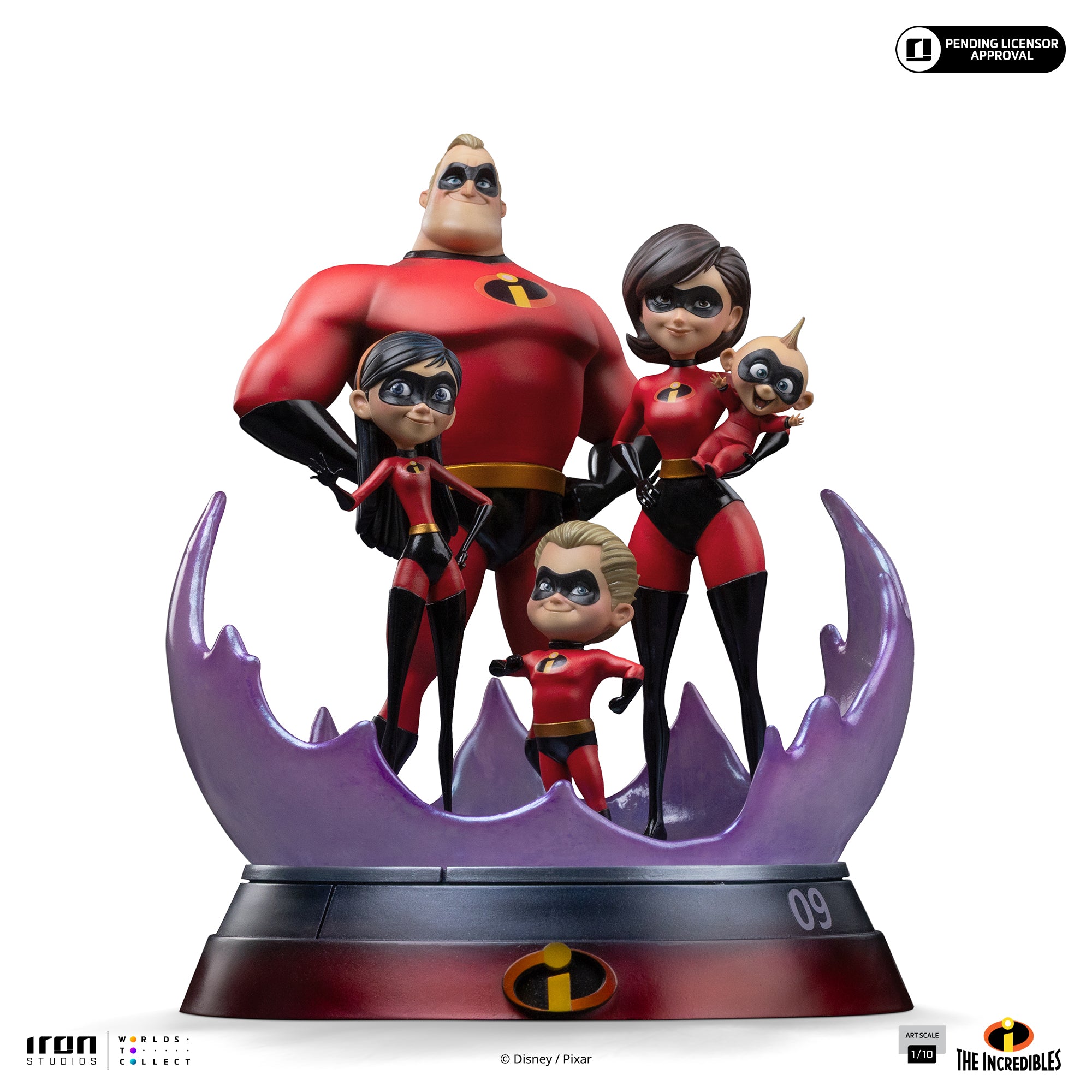 Tetsuya Naito フィギュア LOS INCREDIBLES Pre-Order - Statue The Incredibles Diorama - The Incredibles - Art