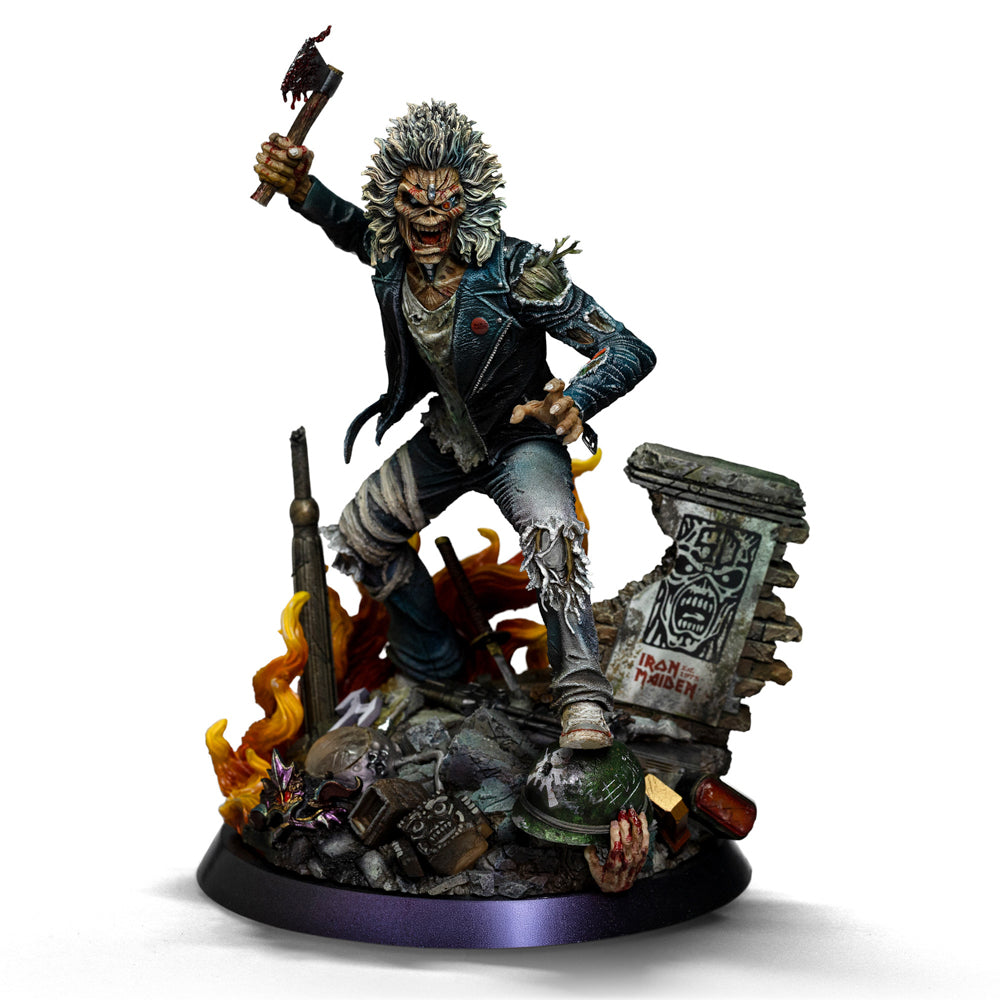 Iron Maiden Eddie フィギュア Statue Eddie (50th Year Anniversary) - Iron Maiden - Art Scale 1