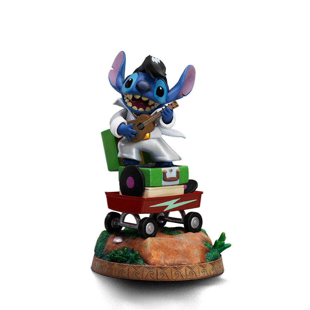 Statue Stitch (King of Rock Version)  Lilo and Stitch  Art Scale 1/10  Iron Studios