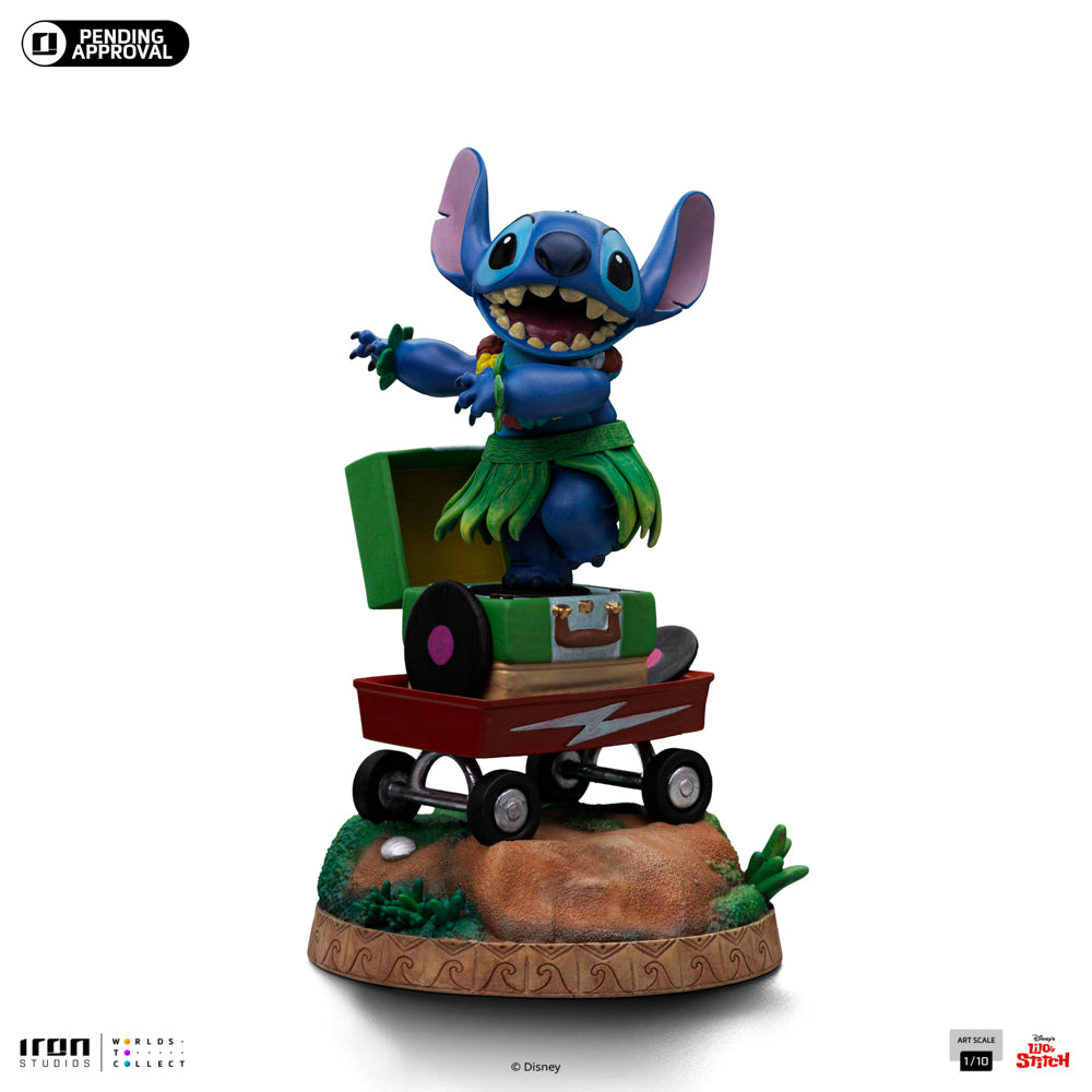 Statue Stitch (Hula Version) Lilo and Stitch Art Scale 1/10 Iron