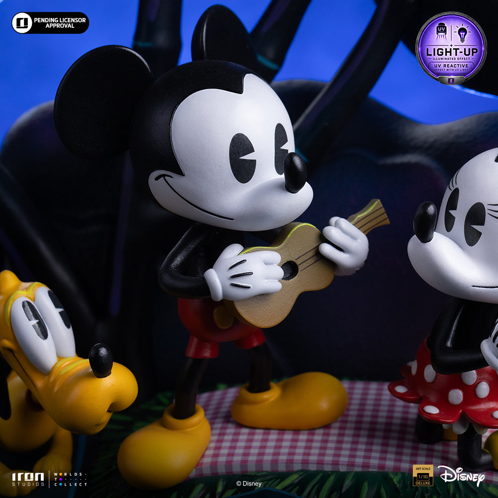 Pre-Order - Statue Mickey, Minnie and Pluto's Day at the Park  - Disney Classics - Deluxe Art Scale 1/10