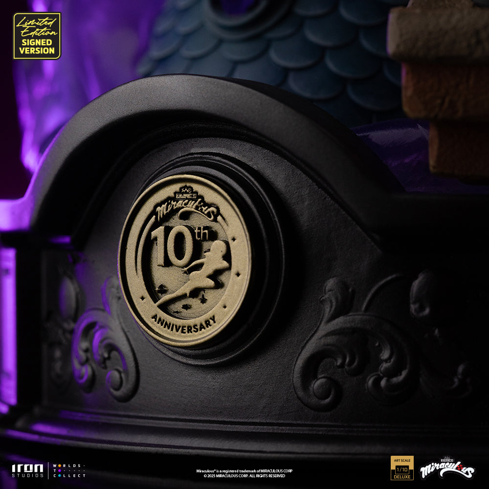 Pre-Order - Statue Lady Bug and Cat Noir - Miraculous 10th Anniversary Signed Edition - Deluxe Art Scale 1/10 - Iron Studios