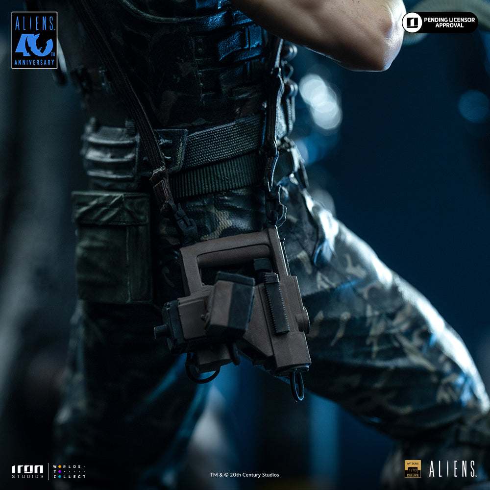 Pre-Order - Statue Alien Xenomorph Warrior vs Corporal Dwayne Hicks - Aliens - Art Scale 1/10 - Iron Studios