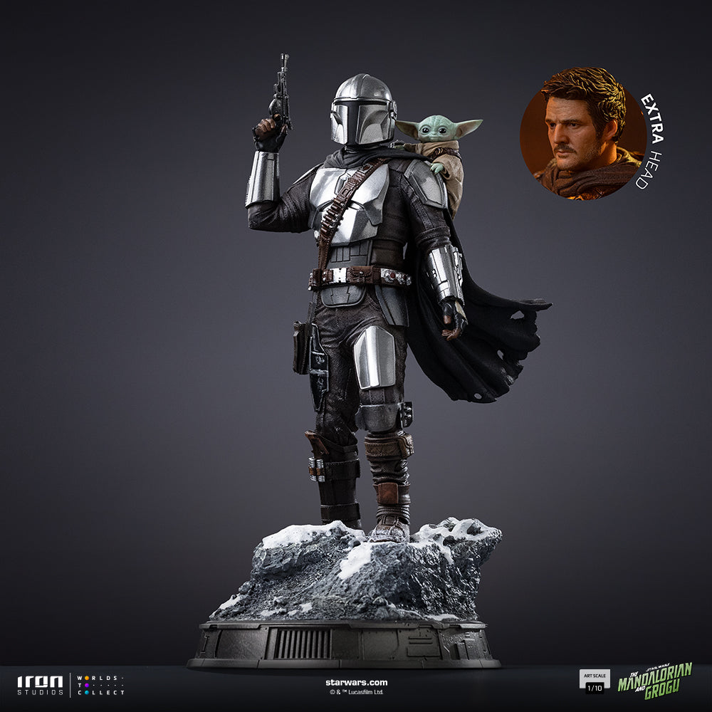 Pre-Order - Statue Mandalorian and Grogu - The Mandalorian and Grogu Movie - Art Scale 1/10 - Iron Studios