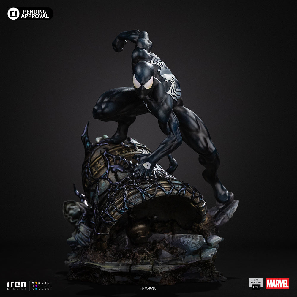 Pre-Order - Statue Spider-Man Black Costume - Marvel Comics Series 7 - Art Scale 1/10 - Iron Studios