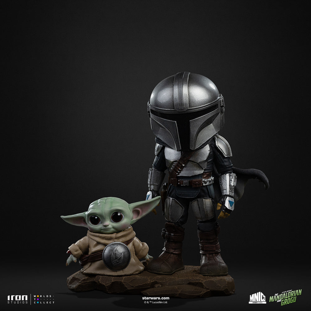 Pre-Order - Statue Mandalorian and Grogu - The Mandalorian and Grogu Movie - MiniCo - Iron Studios