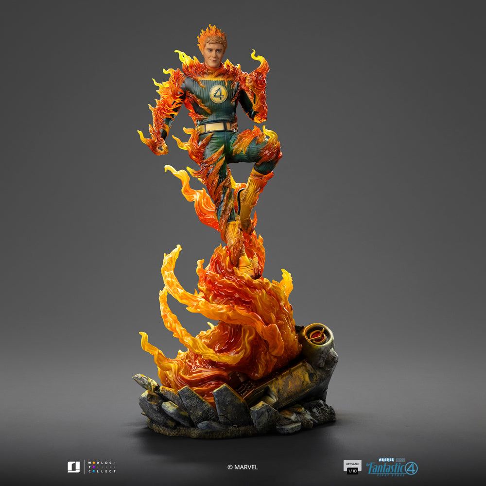 Digital Pre-Order - Statue Human Torch (Blue Suit Variant) - Fantastic Four - Art Scale 1/10 - Iron Studios