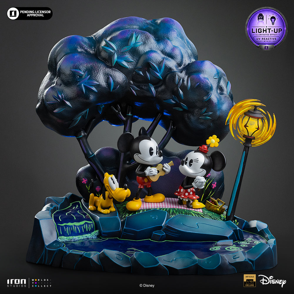 Pre-Order - Statue Mickey, Minnie and Pluto's Day at the Park  - Disney Classics - Deluxe Art Scale 1/10