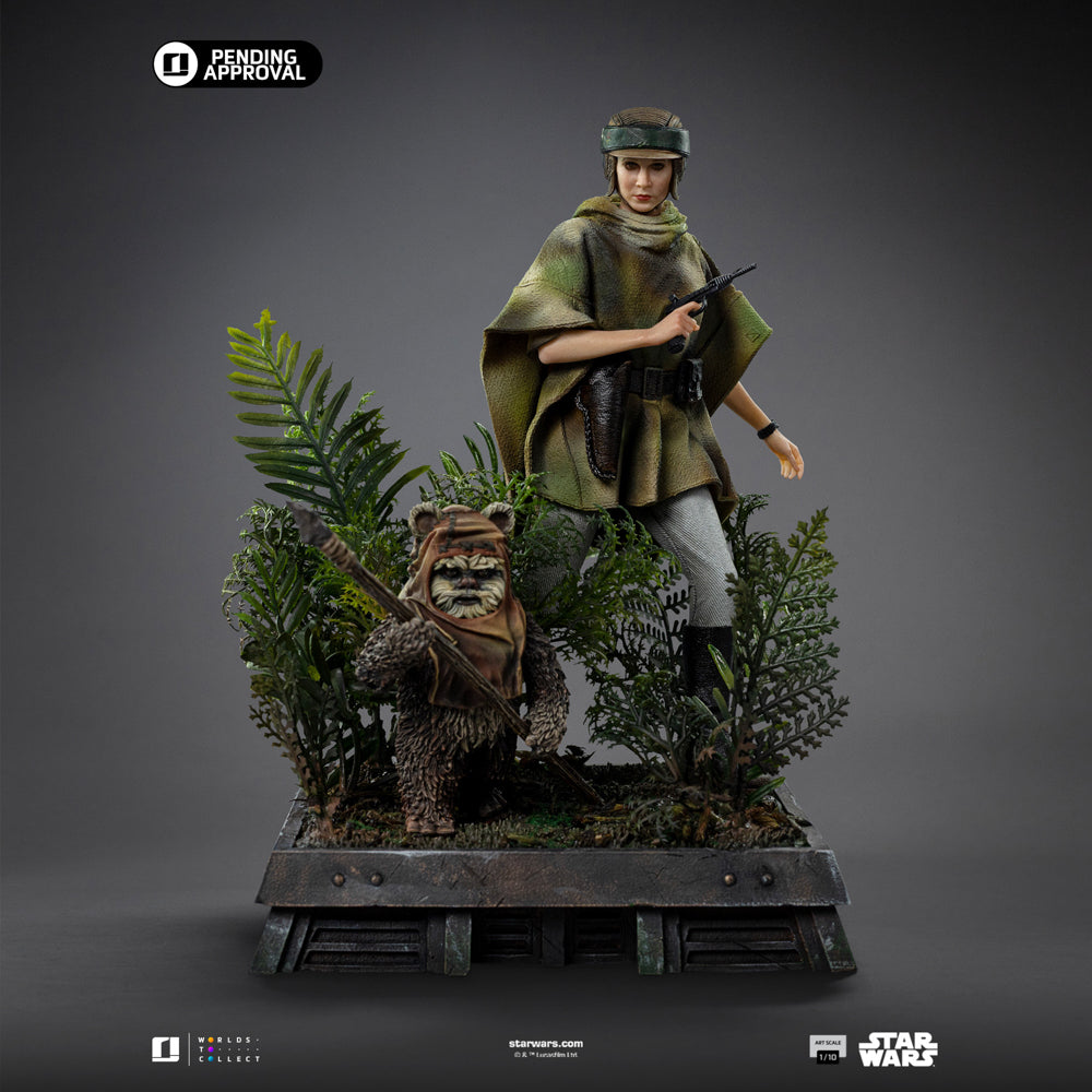 Digital Pre-Order - Statue Leia and Wicket  -  Star Wars Episode VI - Art Scale 1/10 - Iron Studios