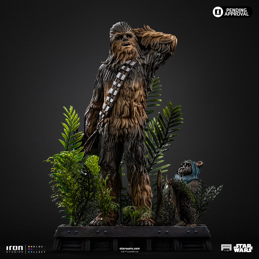Pre-Order - Statue Chewbacca and Tokkat - Star Wars - Art Scale 1/10 - Iron Studios