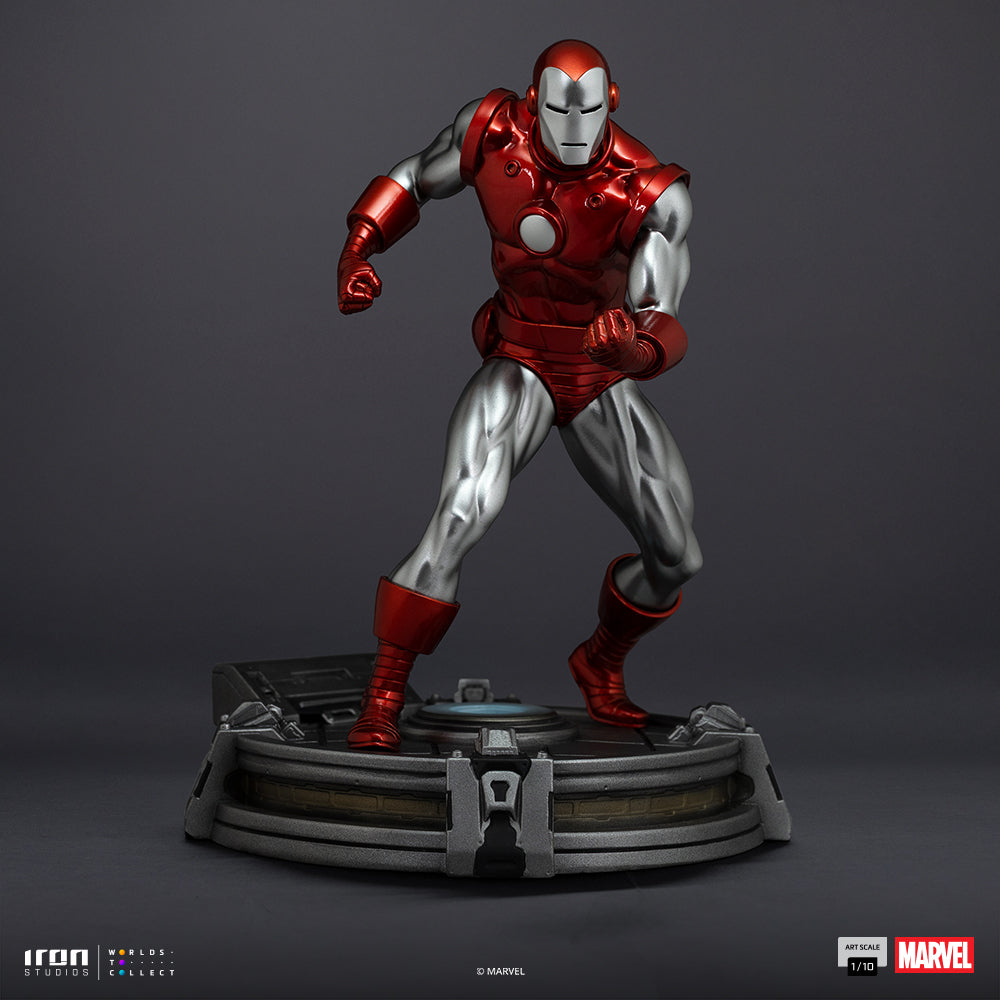 Pre-Order - Statue Iron Man Red & Chrome - Marvel Comics - Art Scale 1/10 - Iron Studios