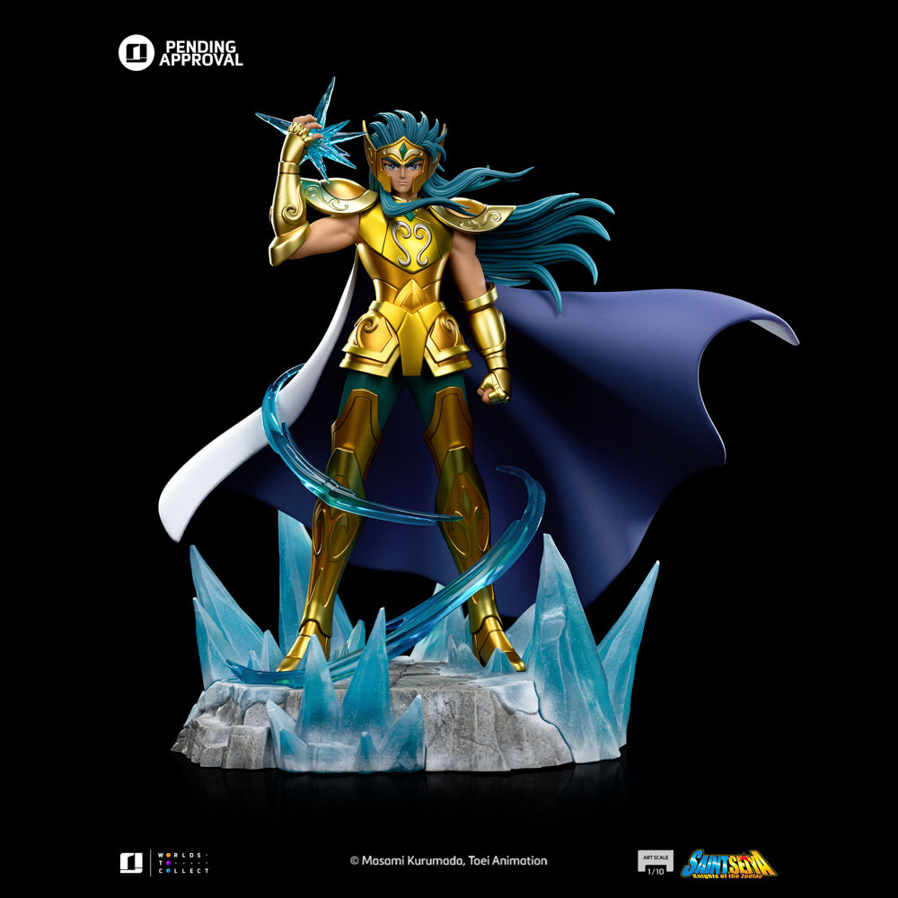 Statue Aquarius Camus  Saint Seiya  Art Scale 1/10  Iron Studios