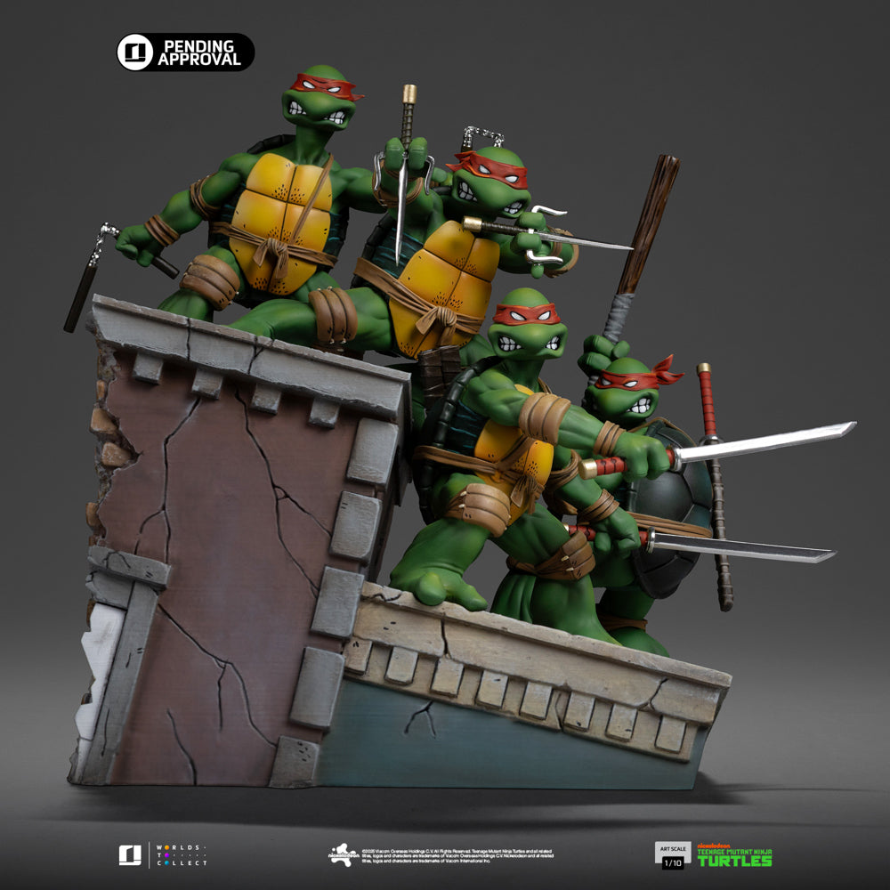 Digital Pre-Order - Statue TMNT 1st Cover Set - Teenage Mutant Ninja Turtles - Art Scale 1/10 - Iron Studios