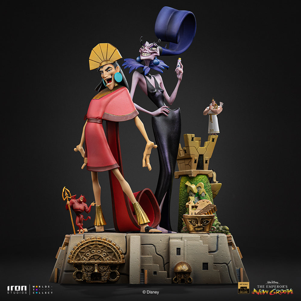Pre-Order - Statue Kuzco & Yzma – The Emperor’s New Groove – Deluxe Art Scale 1/10 – Iron Studios