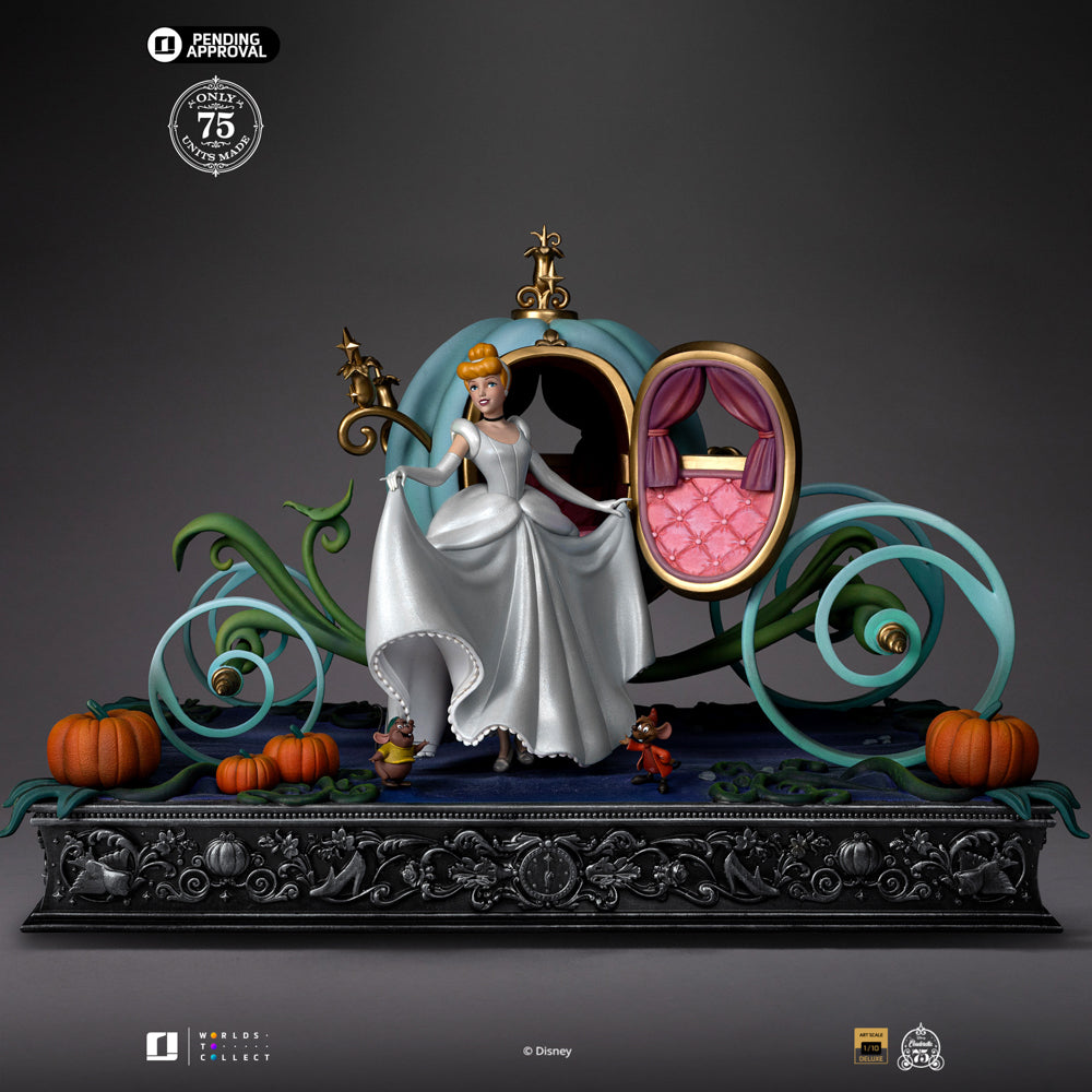 Statue Cinderella Deluxe (75th Year Anniversary Version) - Disney Classics - Art Scale 1/10 - Iron Studios