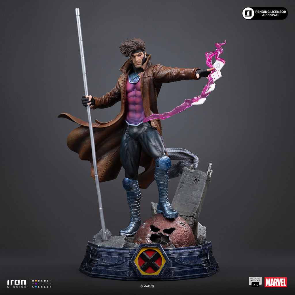 Pre-Order - Statue Gambit Unleashed - X-Men - Art Scale 1/10 - Iron Studios