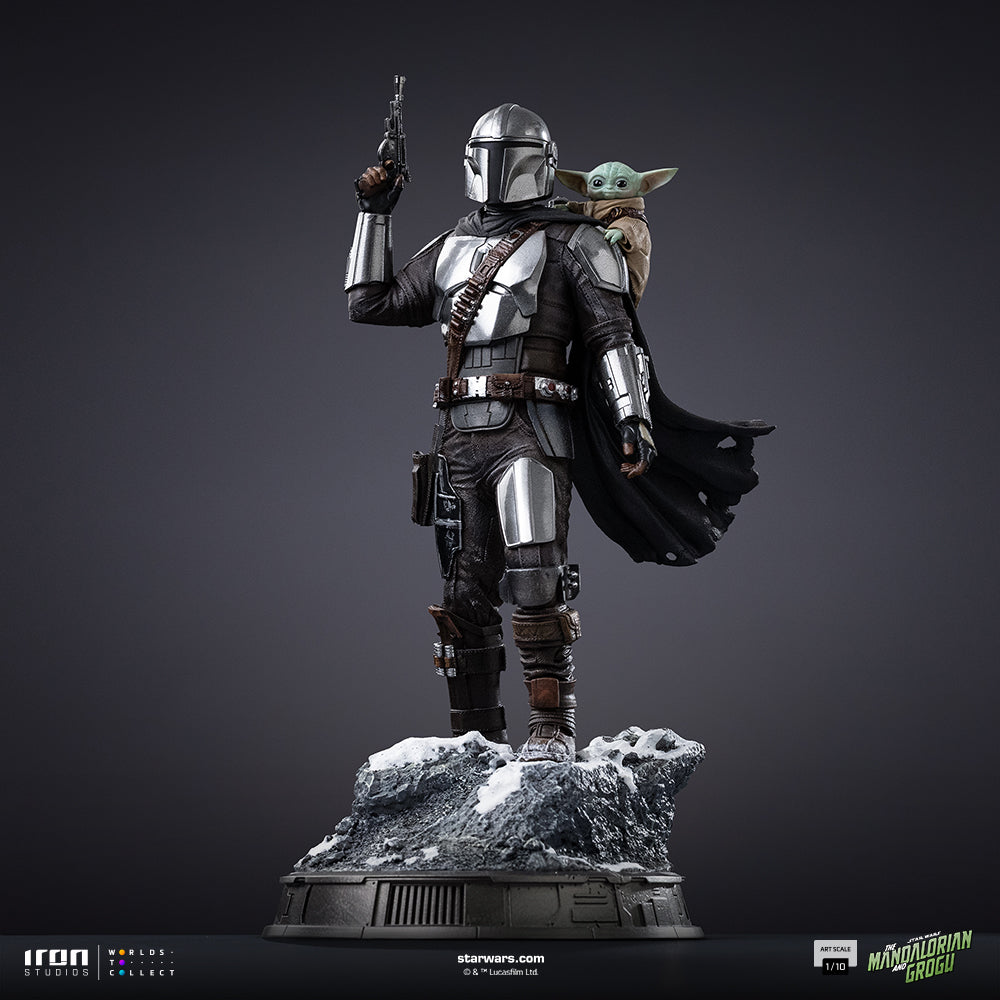 Pre-Order - Statue Mandalorian and Grogu - The Mandalorian and Grogu Movie - Art Scale 1/10 - Iron Studios