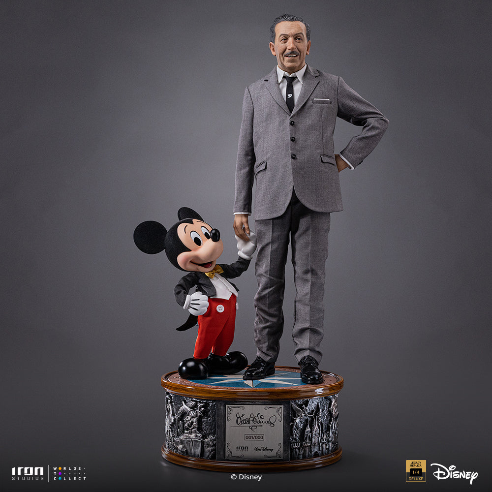 Pre-Order - Statue Walt Disney & Mickey Mouse - Disney Classics - Legacy Replica 1/4