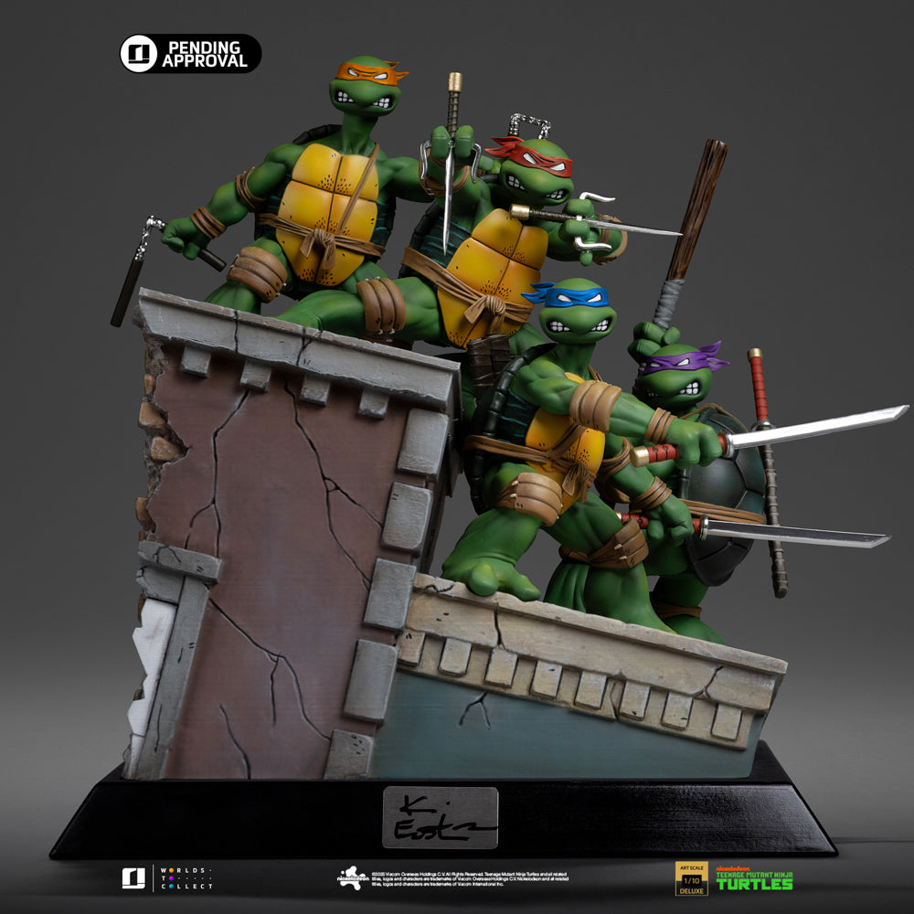 Statue TMNT 1st Cover Set (Signed Version) - Teenage Mutant Ninja Turtles - Art Scale 1/10 - Iron Studios