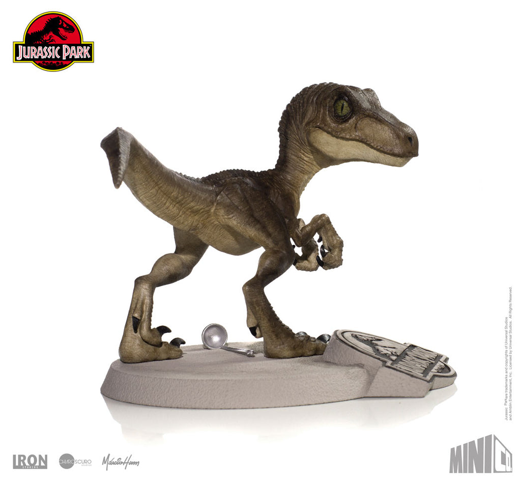 特撮 Jurassic Park Velociraptor Minico Statue Velociraptor - Jurassic Park - MiniCo - Iron Studios