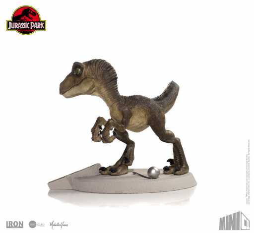 特撮 Jurassic Park Velociraptor Minico Statue Velociraptor - Jurassic Park - MiniCo - Iron Studios