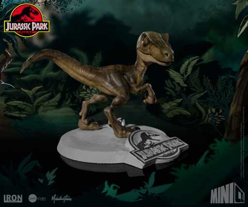 特撮 Jurassic Park Velociraptor Minico Iron Studios Official