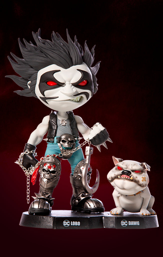 Statue Lobo and Dawg - DC Comics - MiniCo - Iron Studios